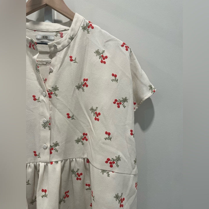 Co Half Placket Blouse Size L