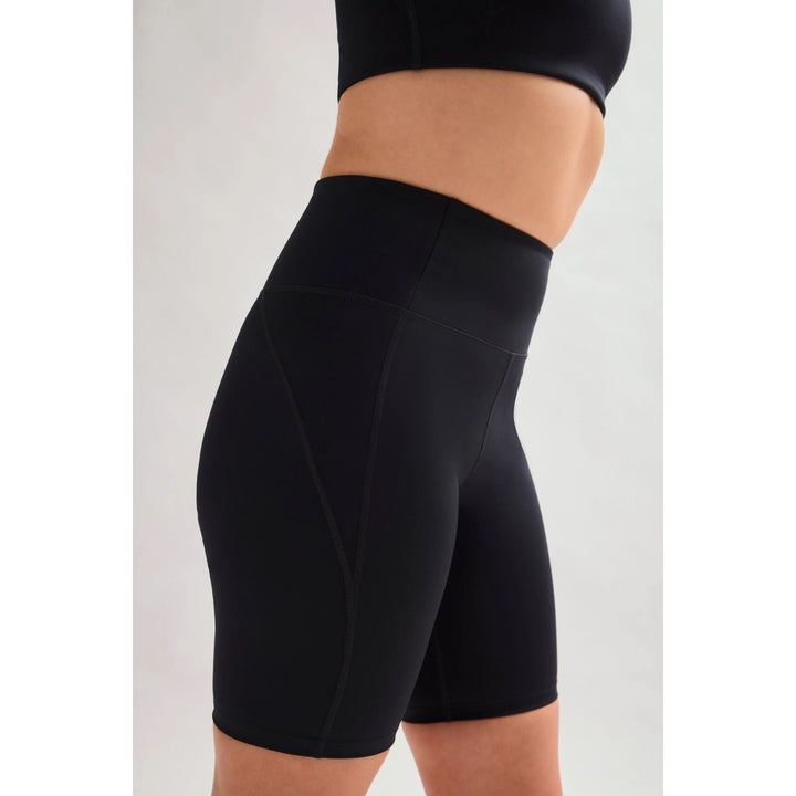 Girlfriend Collective 4011 Black High Rise Bike Shorts Athletic Size M
