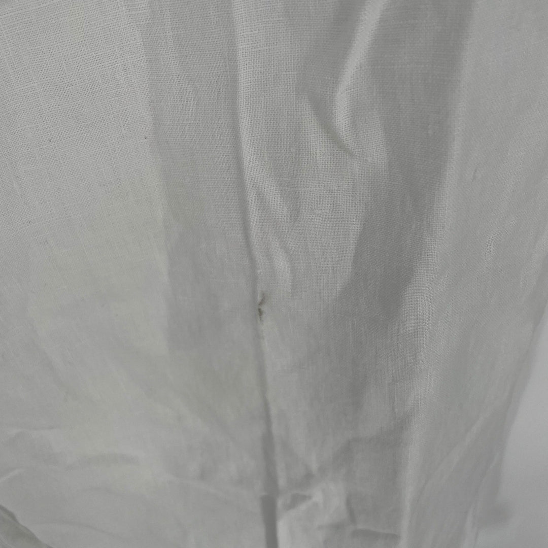 Madewell The Zoe Relaxed Wide Leg Linen Pants White Size 12