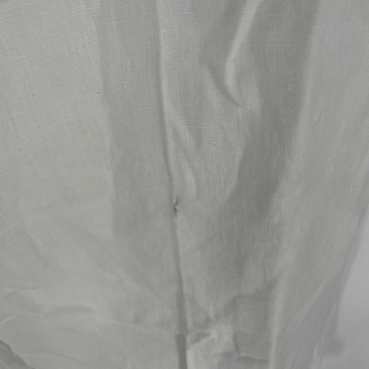 Madewell The Zoe Relaxed Wide Leg Linen Pants White Size 12