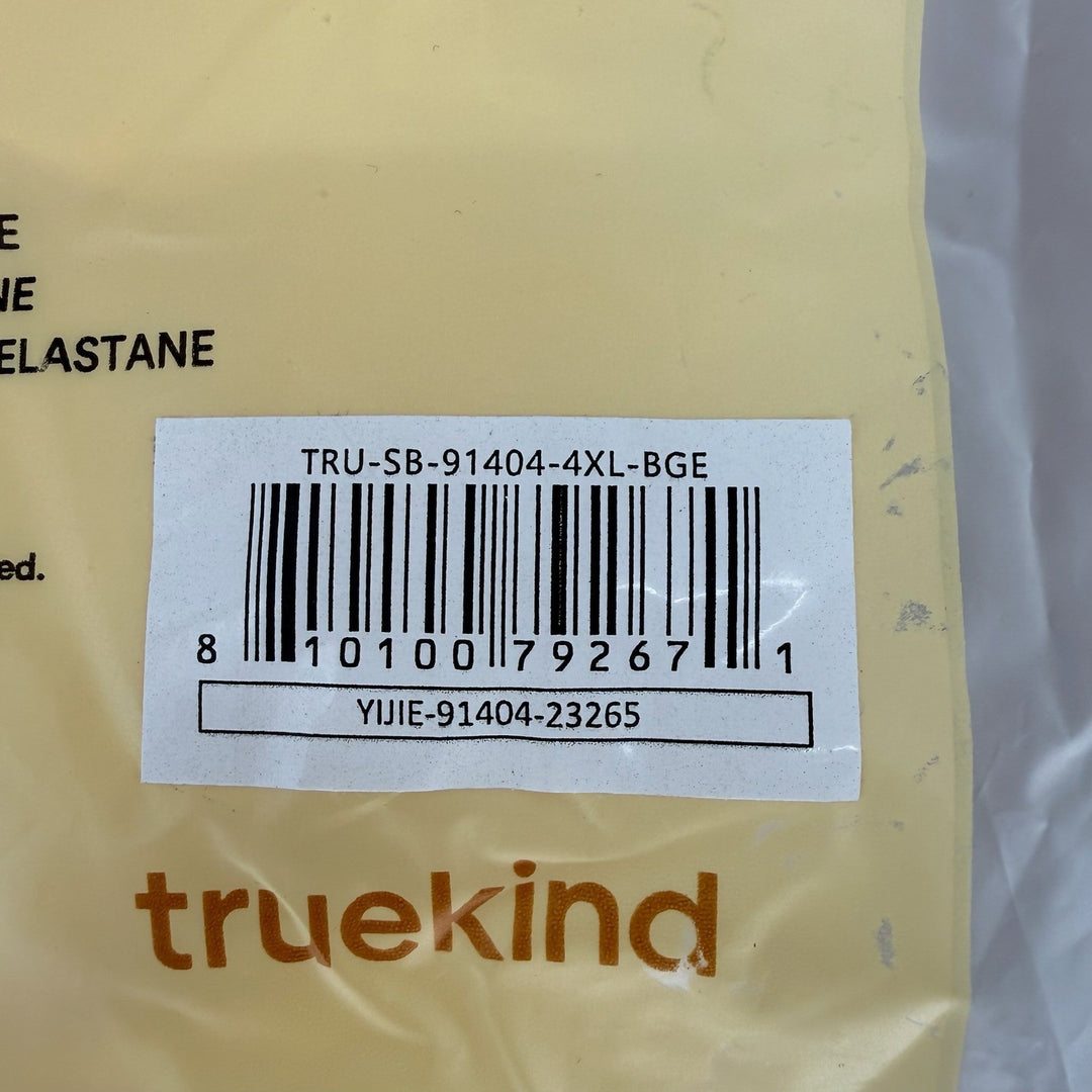 truekind Everyday Throw on Wireless Bralette 4XL Beige Comfort Seamless