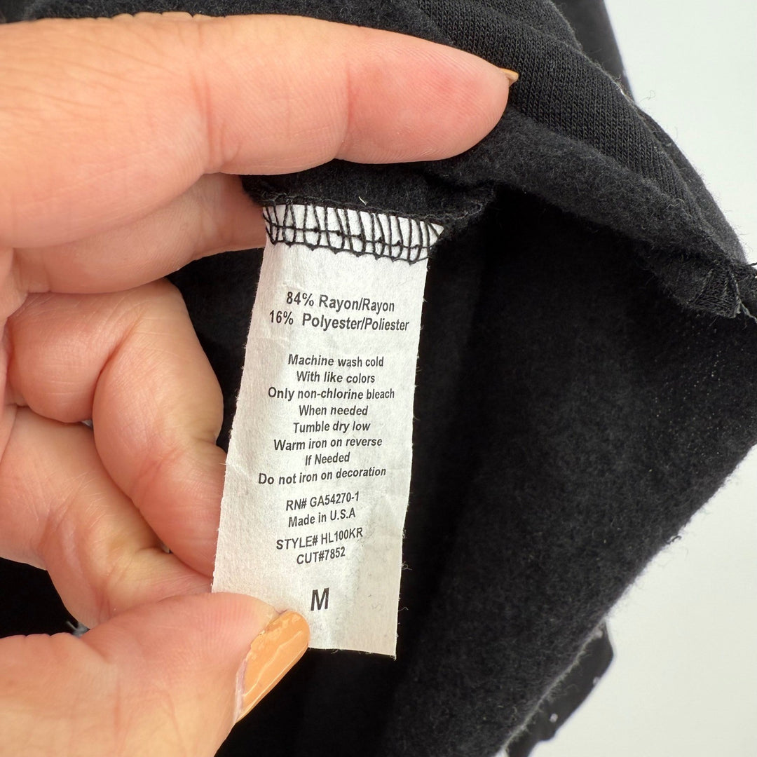 Knit Riot Long Sleeve Crew Neck Hoodie Top Size M