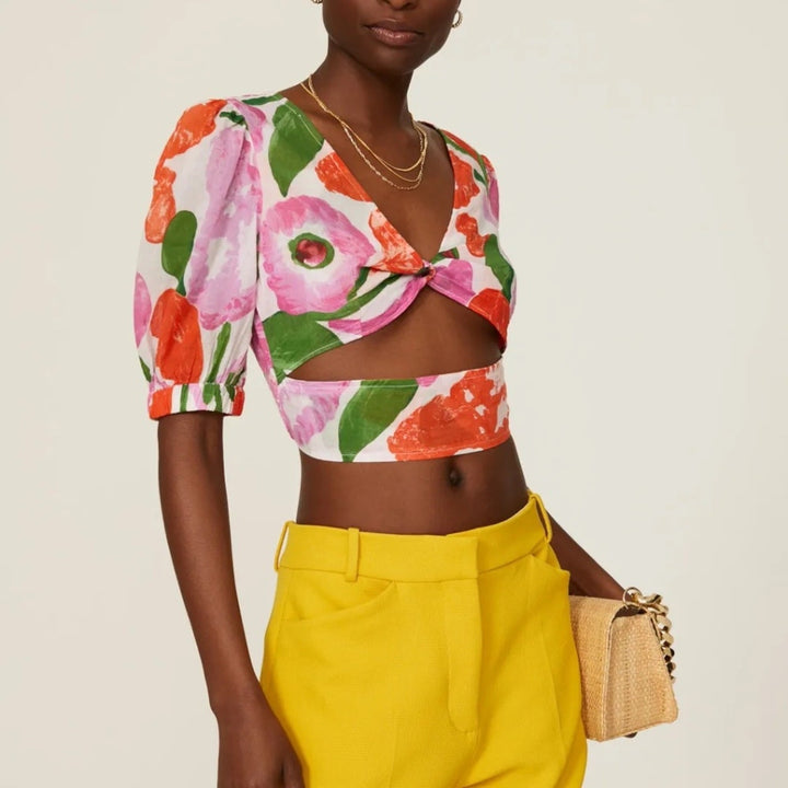 Banjanan Floral Aurora Top Size M