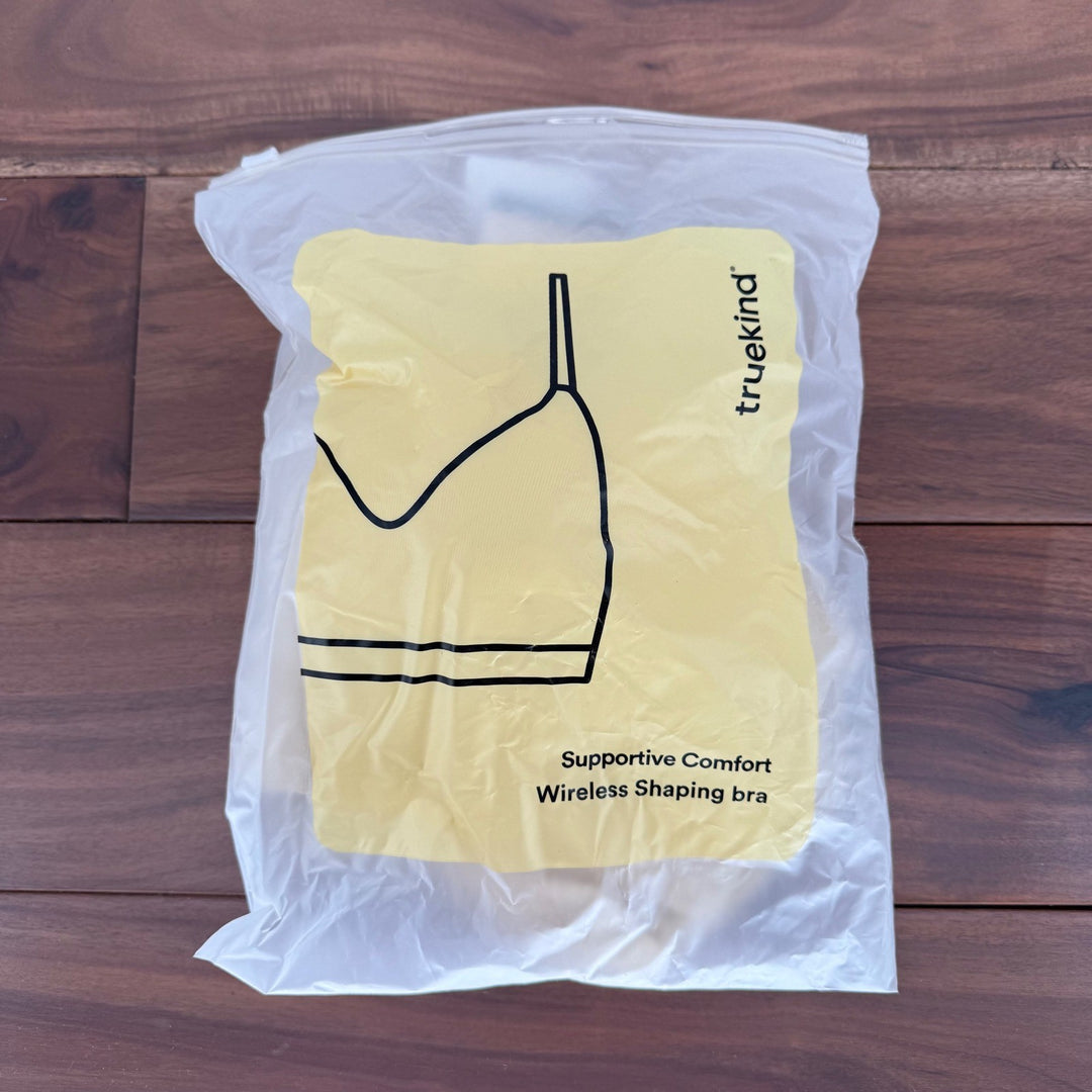 Truekind Supportive Comfort Wireless Shaping Bra Beige NWT