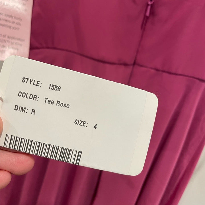 After Six Contoured Wide Strap Sweetheart Maxi Dress Size 4