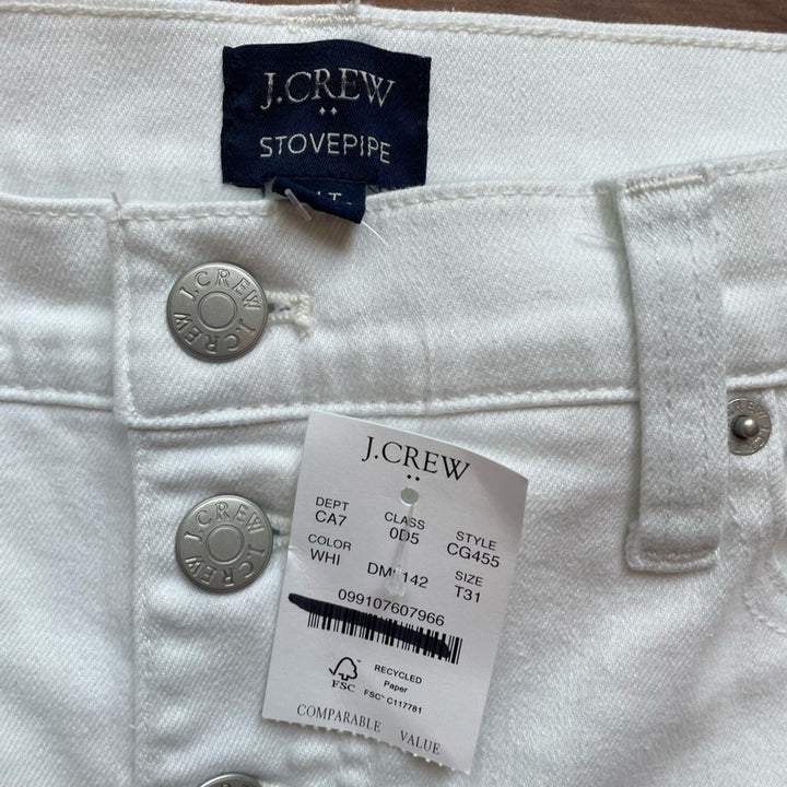 J.Crew High-Rise Stovepipe Jean in Signature Stretch+ Size 31T