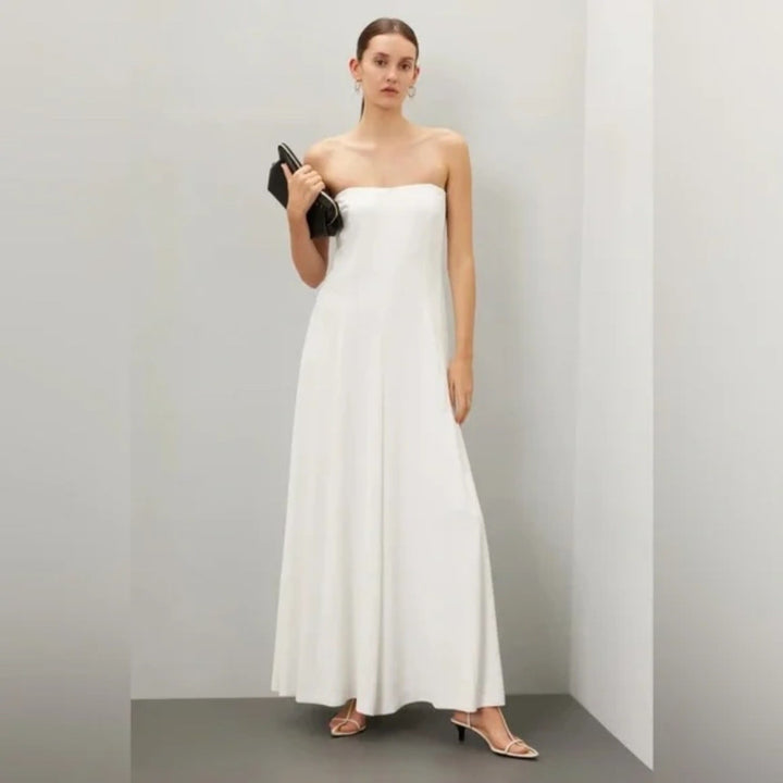 Rosetta Getty RTR Strapless Jumpsuit Size 12