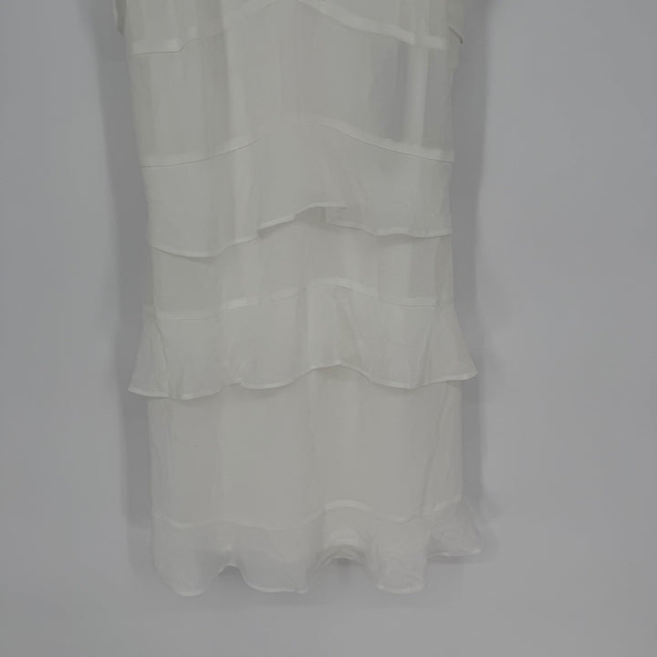 Lulus Terrifically Trendy White Tiered Ruffled Mini Dress Size XS