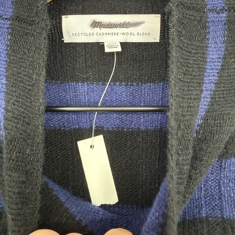 Madewell Ribbed Cashmere-Wool Blend Pullover Sweater Size XXS