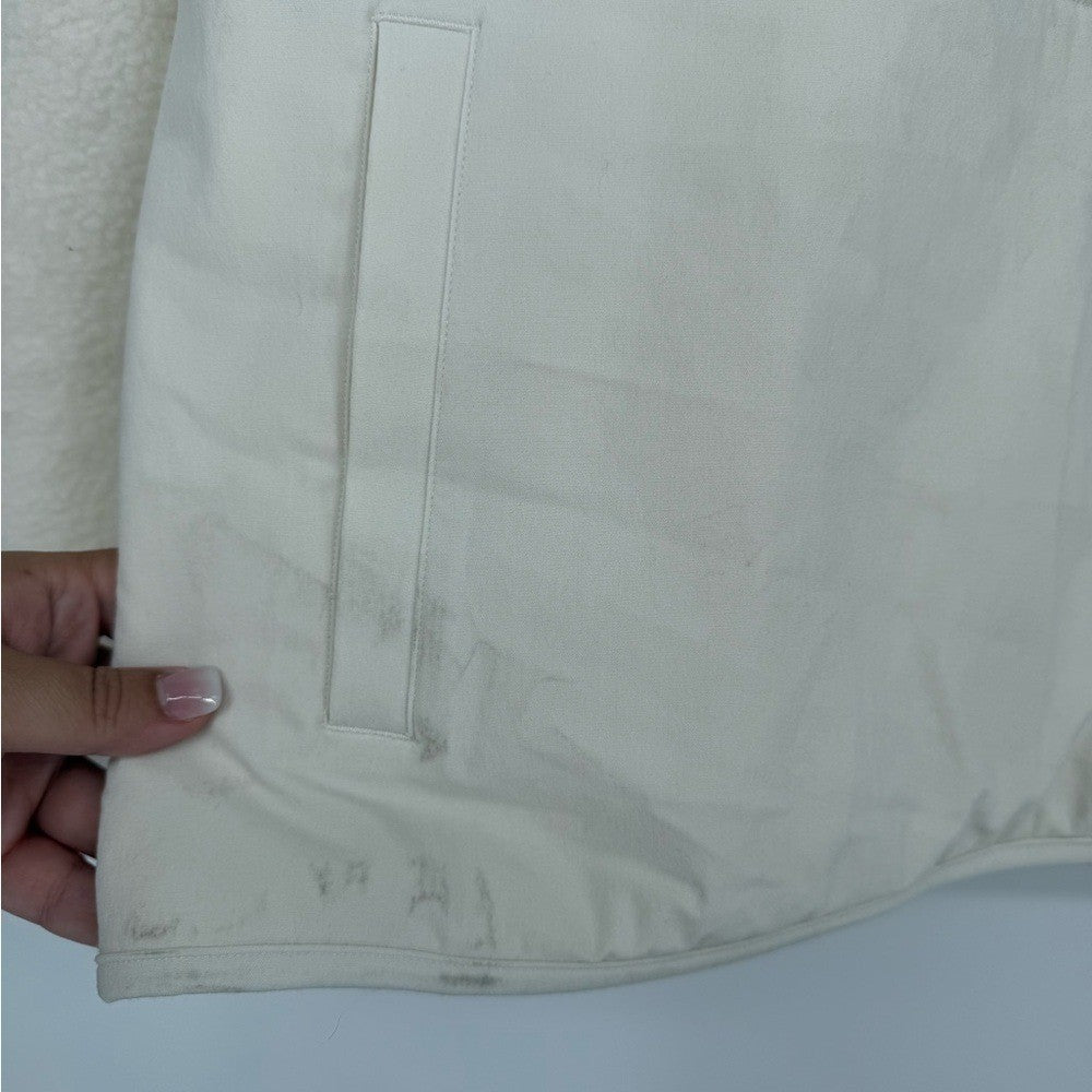 Allbirds Women's Fluff Fleece Pullover Natural White Size S