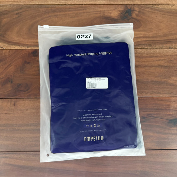 Shapermint Empetua High Waisted Shaping Ankle Leggings Womens XL Blue Seamless