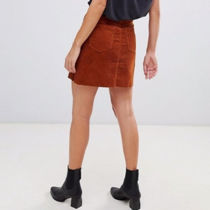 Blank NYC Clockwork Copper Skirt Size 27