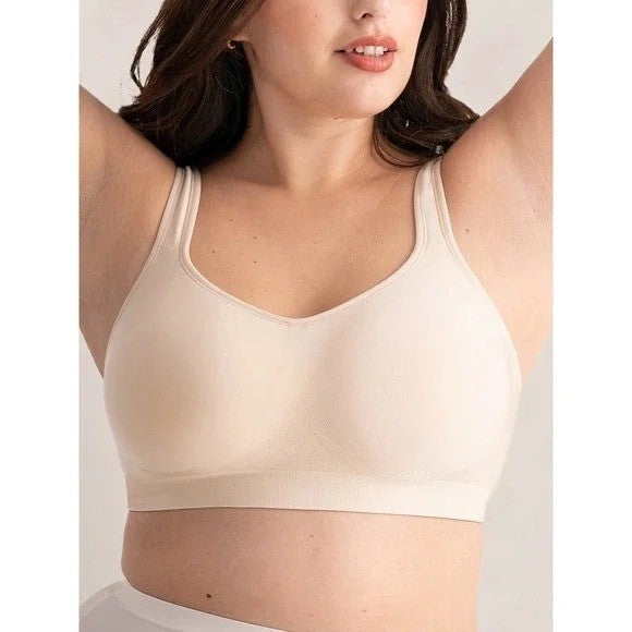 Truekind Daily Comfort Wirefree Shaper Bra Beige Size L
