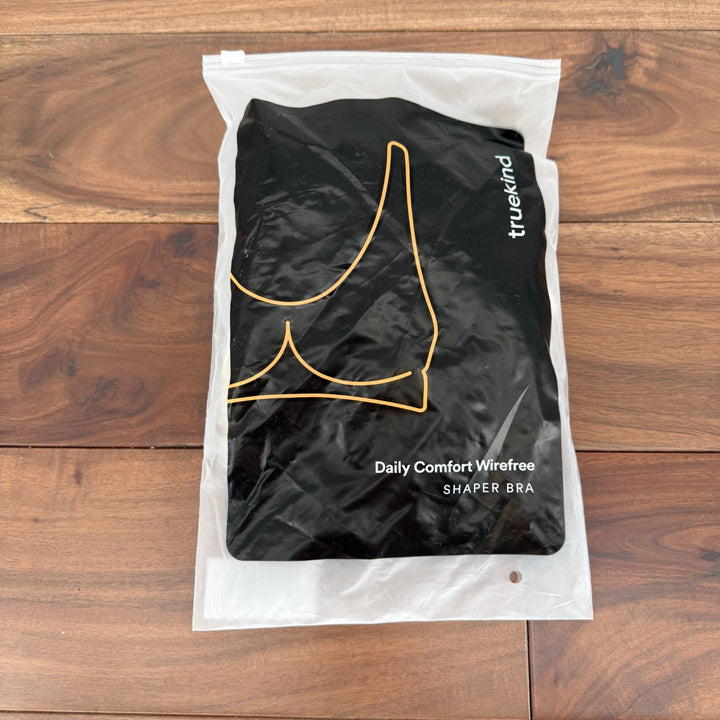 Truekind Daily Comfort Wireless Shaper Bra Womens Medium Beige Dig-Free Band