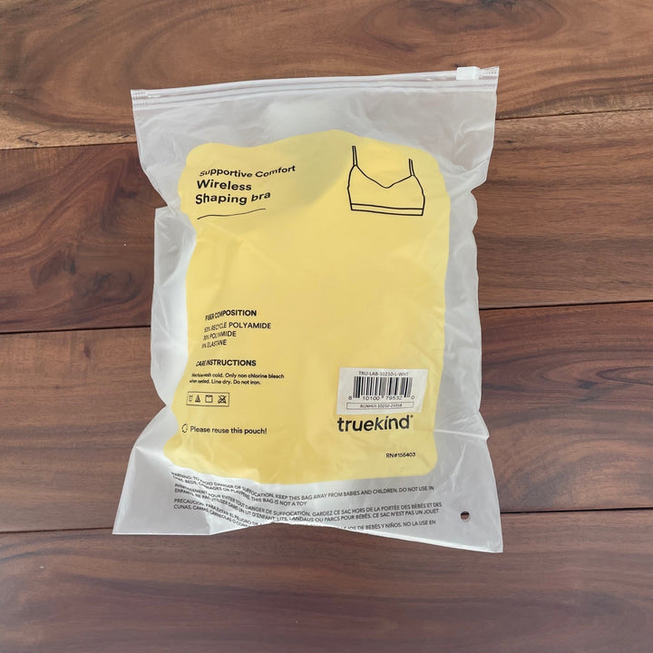 Truekind Supportive Comfort Wireless Shaping Bra White Size L