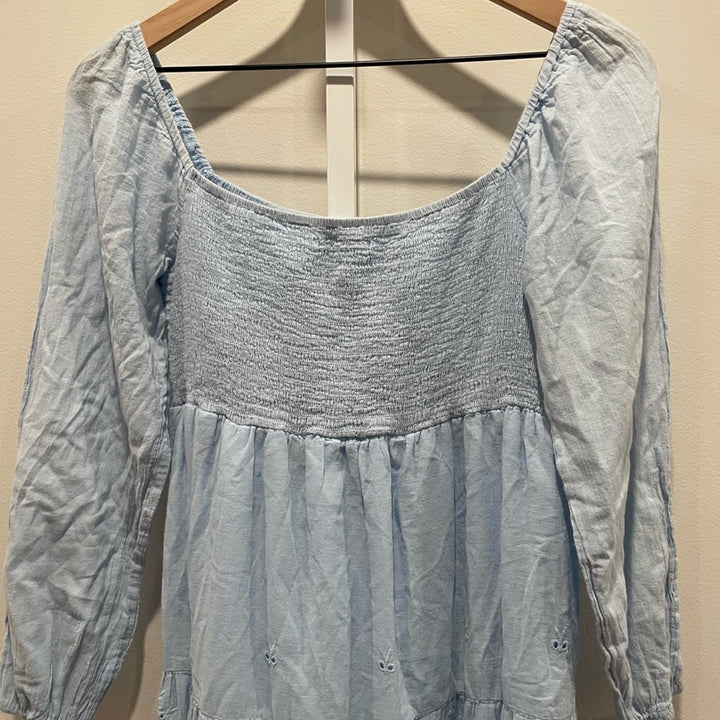 Area Stars Eyelet Trim Dress Size S