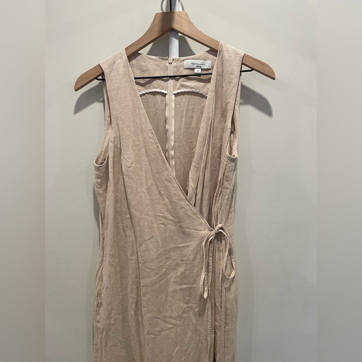 Rosetta Getty X RTR Oatmeal Apron Jumpsuit Size 6