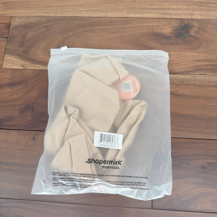 ShaperMint Essentials High Waist Body Shaper Shorts Beige XL 2XL