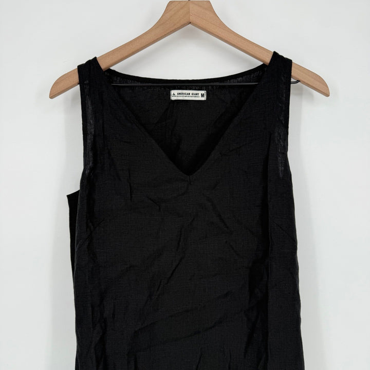 American Giant Women's Linen Tie Dress Size M