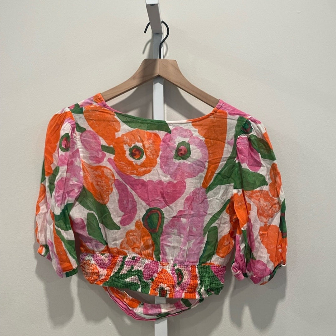 Banjanan Floral Aurora Top Size M