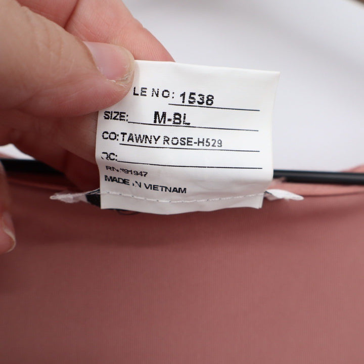 AFTER SIX Velvet Maxi Wrap Dress In Tawny Rose Size M