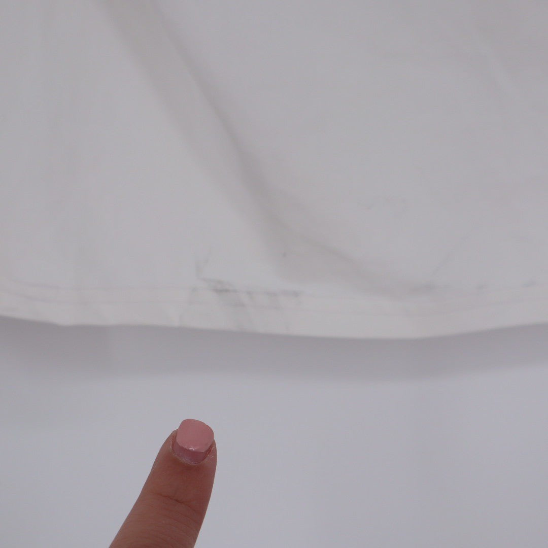 Gymshark Long Sleeve Workout Shirt White XL Athleisure Athletic Top