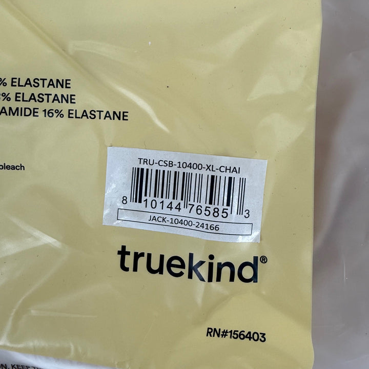 Truekind Convertible Strapless Bandeau Bra Extra Large XL Chai NWT