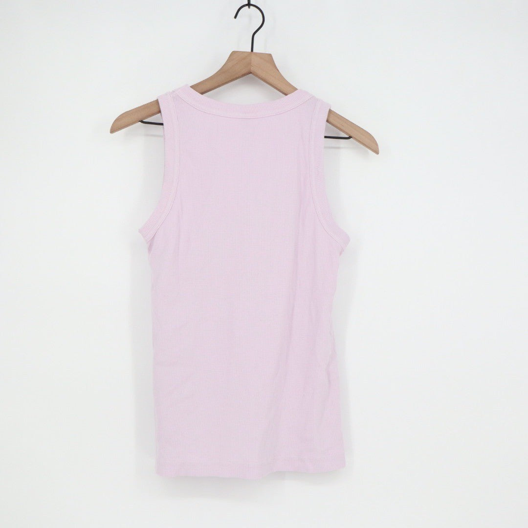 American Giant Ribbed Tank Top Lilac Purple Size Large Made in USA