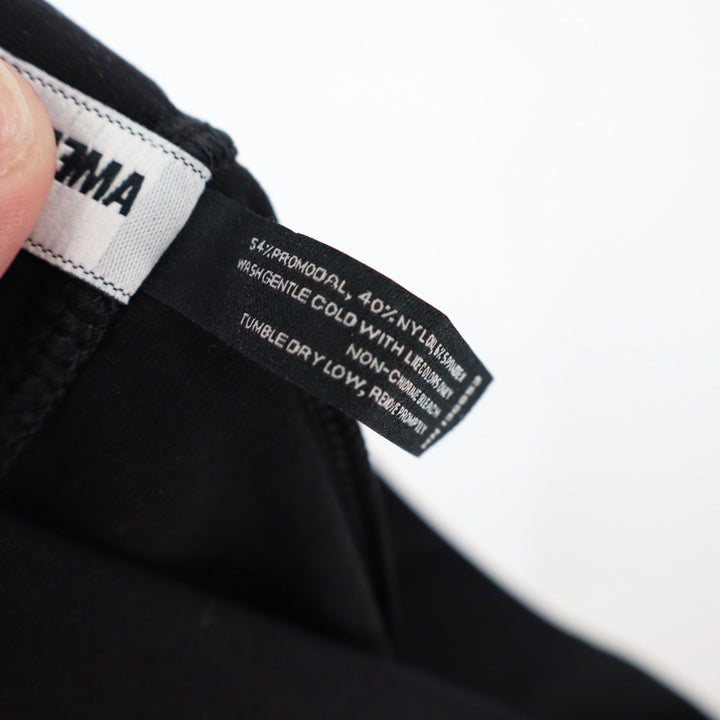 American Giant Black Bootcut Leggings Pants Womens Size 6 Made in USA