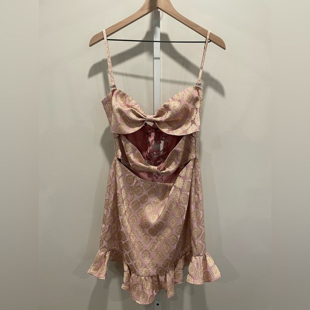 LPA Double Knot Mini Dress Size L