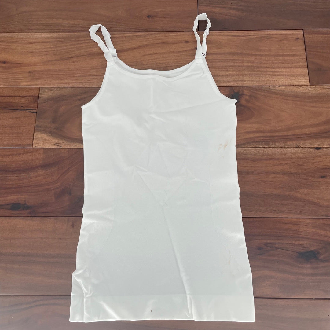 Shapermint Essentials All Day Every Day Scoop Neck Cami White S P