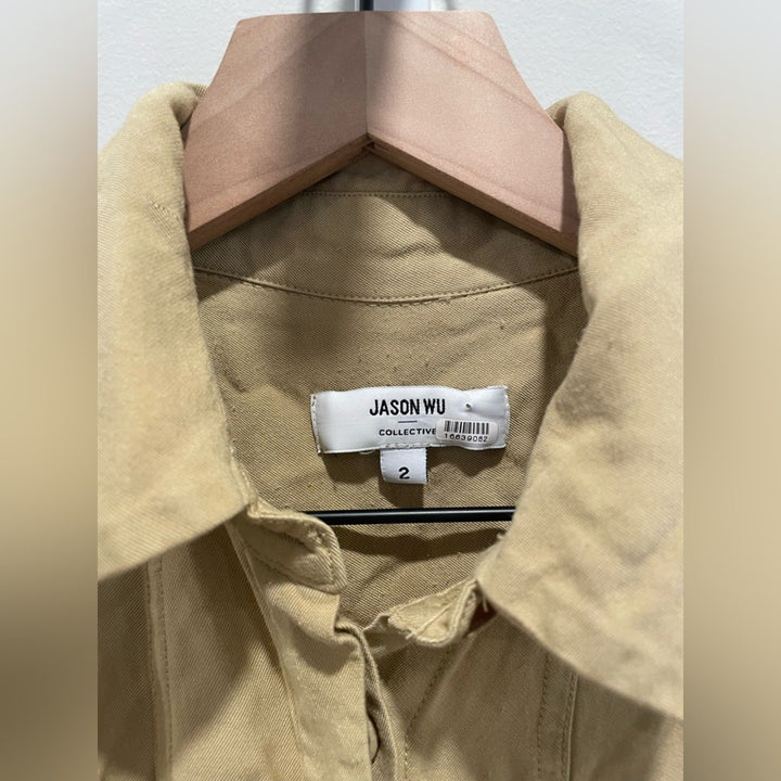 Jason Wu X RTR Tan Belted Romper Size 2