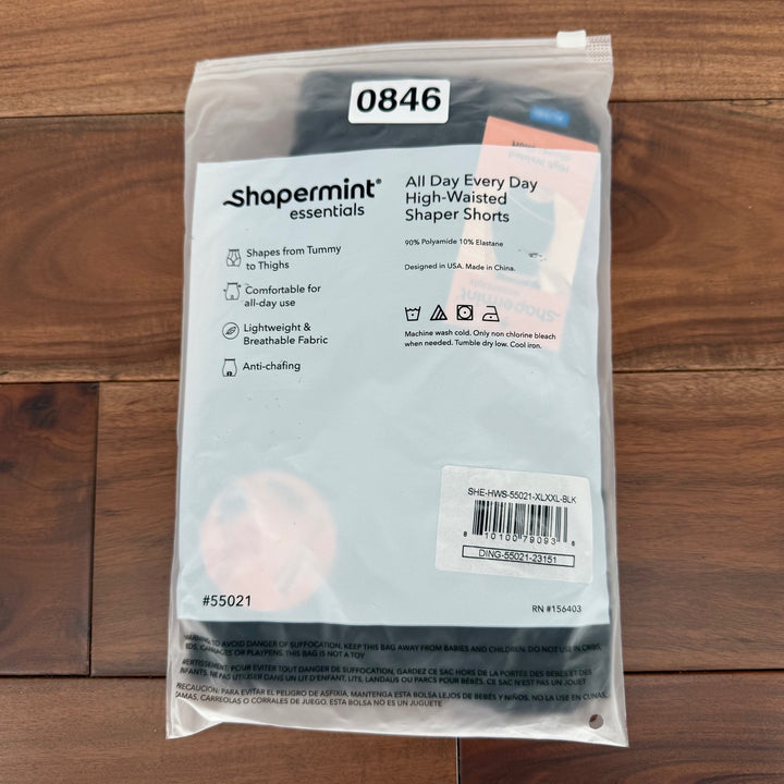 Shapermint Essentials All Day Every Day High Waisted Shaper Shorts Size XXL