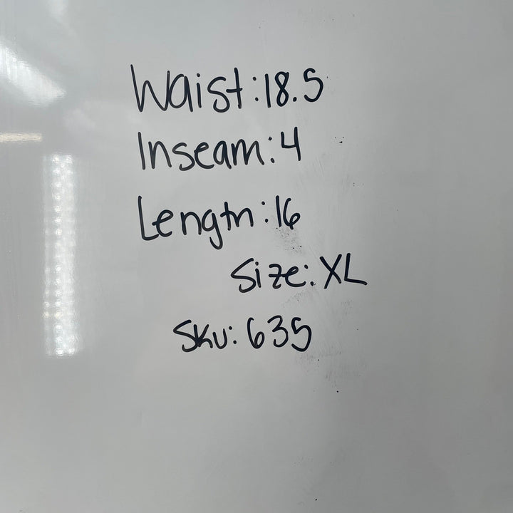 Andie The Short Olive Green Linen Blend Drawstring Casual Summer Shorts Size XL