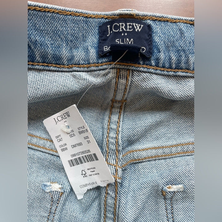 J.Crew Slim Boyfriend Jean Size 31