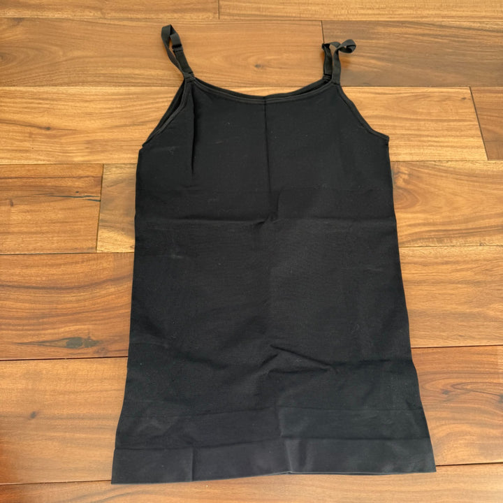 Shapermint Essentials Scoop Neck Cami Womens L Black Spaghetti Strap Shapewear