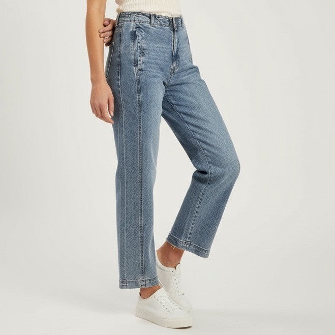 Habitual Denim Jeans Women's Size 4/27 Light Wash High Rise Straight Leg