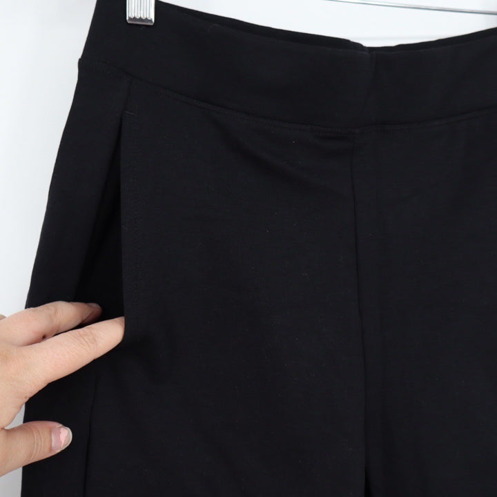 American Giant Black Wide Leg Lounge Pants Elastic Waist XS Made in USA