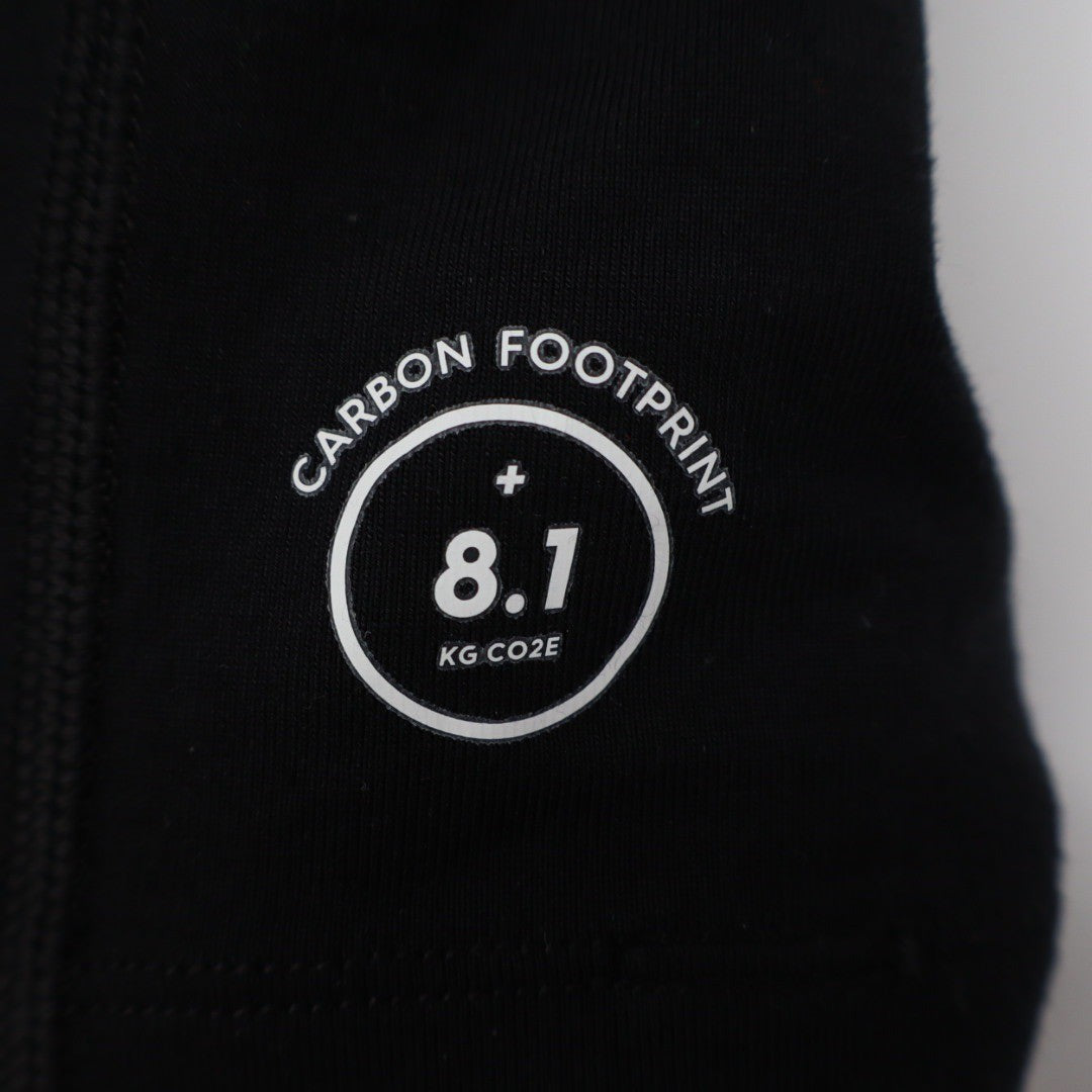 allbirds Black Ribbed Racerback Crop Tank Top Size S Made in Vietnam Carbon