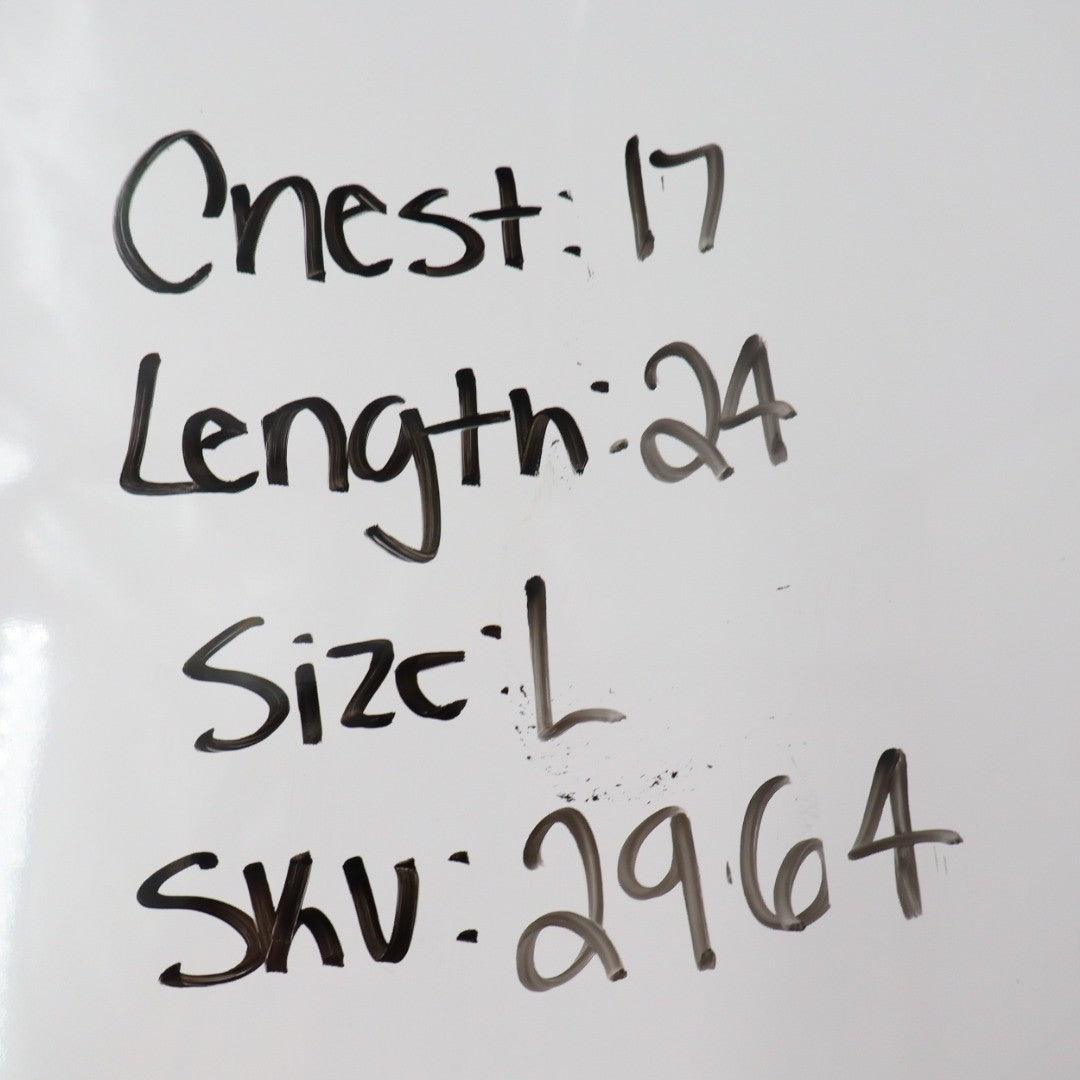 American Giant Classic Rib Tank Top Black Ribbed Cotton Spandex Size L Made USA