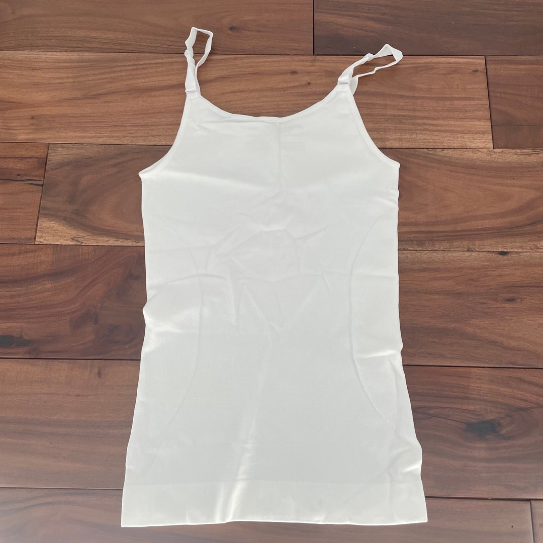 Shapermint Essentials All Day Every Day Scoop Neck Cami White S P