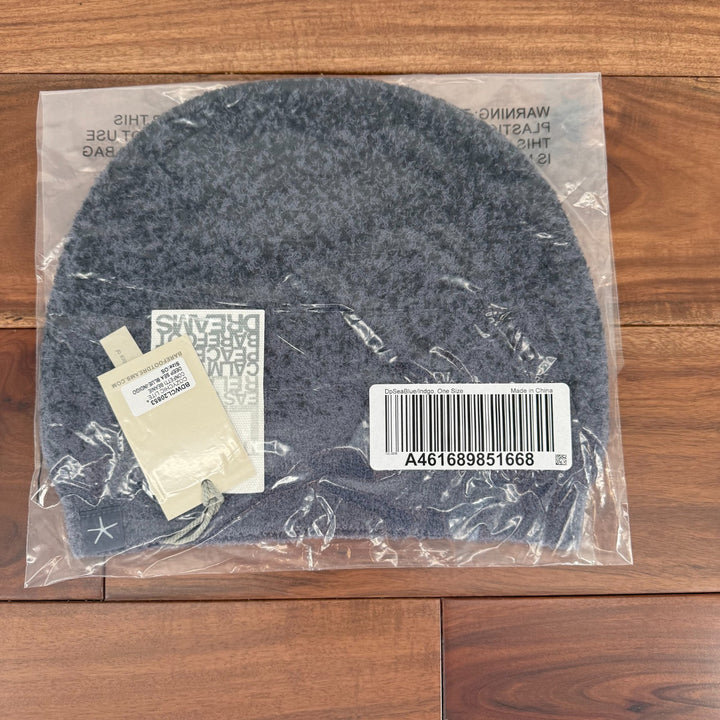 Barefoot Dreams CozyChic Lite Confetti Beanie Hat Womens OS Deep Sea Blue Winter