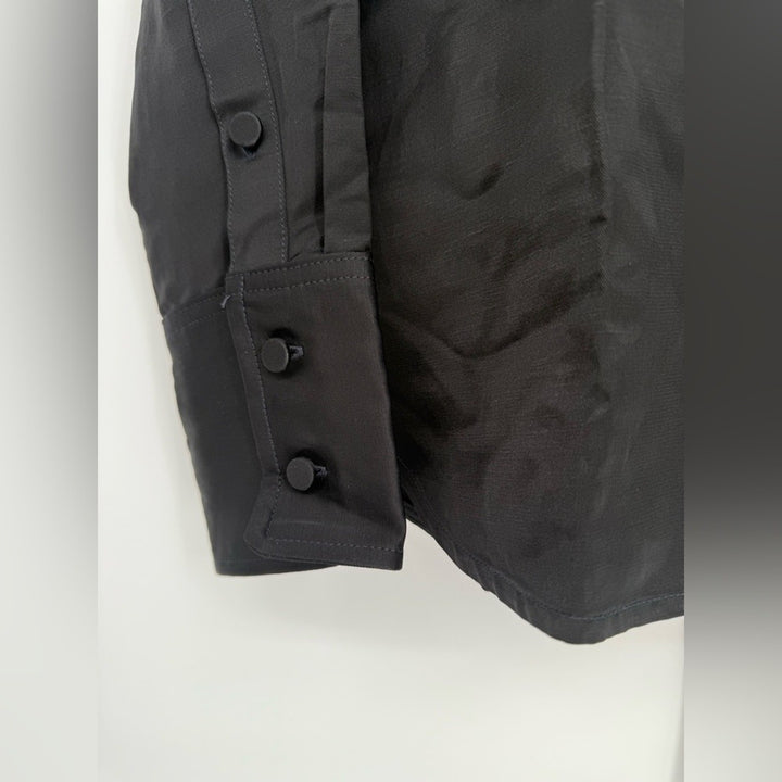 Madewell Western Shirt in Linen Blend Size 4