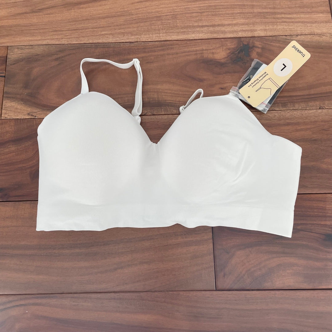 Truekind Supportive Comfort Wireless Shaping Bra White Size L