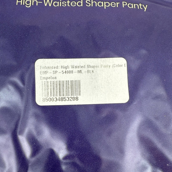 Shapermint Empetua High Waisted Shaper Panty Womens M/L Black Stretch Shapewear