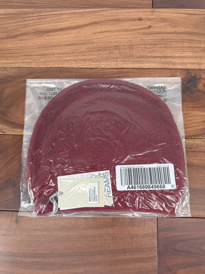 Barefoot Dreams CozyChic Lite Confetti Beanie Hat Women One Size Red Knit Winter