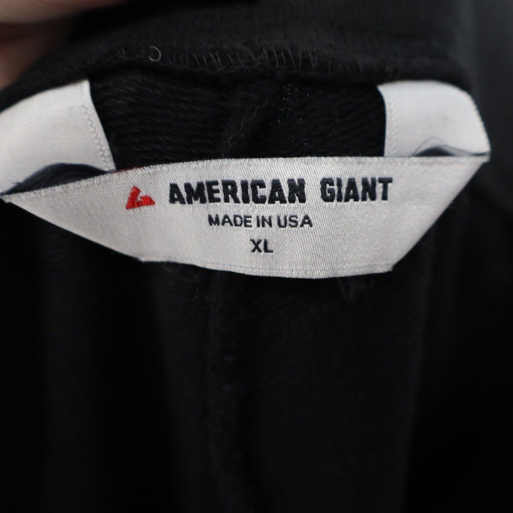 American Giant Black Wide Leg Sweatpants Lounge Pants XL Made in USA