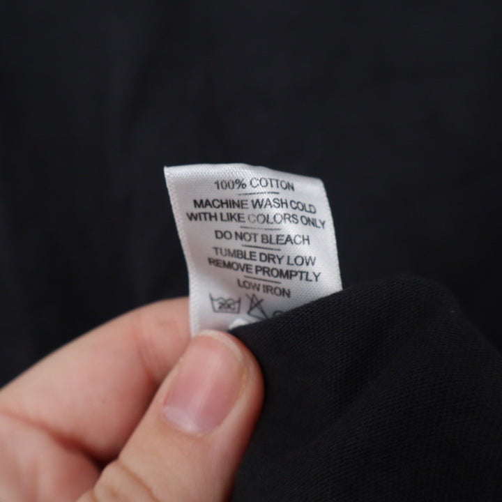 American Giant Classic V Neck T Shirt Black Made in USA Size Large