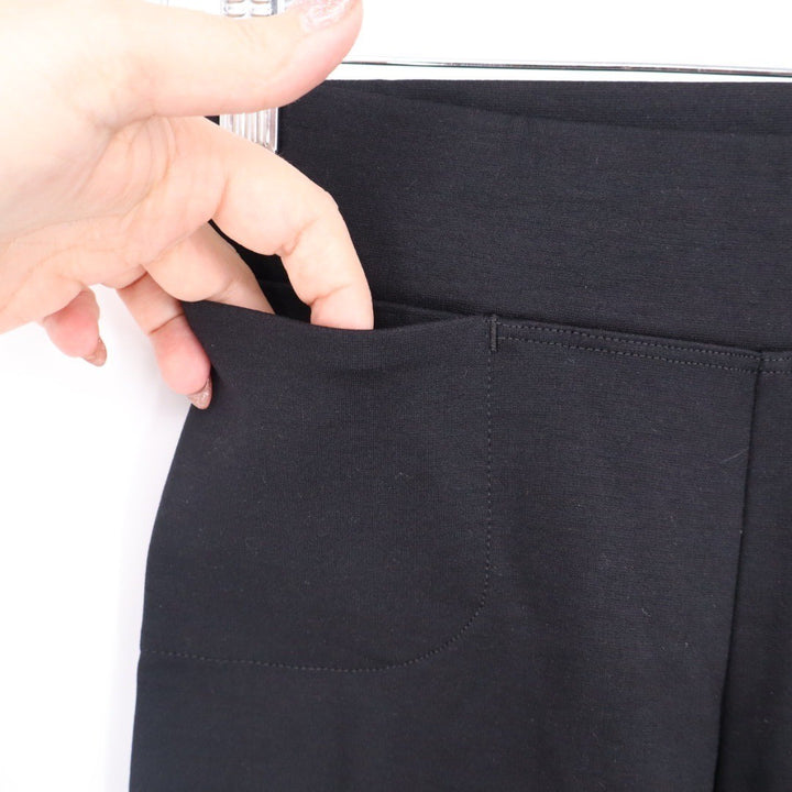 American Giant Black High Waist Pocket Leggings Made in USA Size S