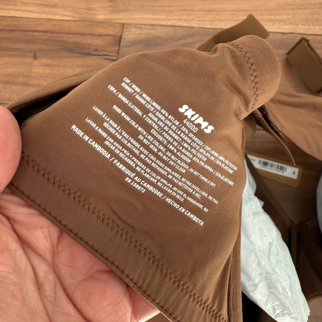 SKIMS Smoothing Intimates Full Coverage Lightly Lined Bra Jasper Size 44DD